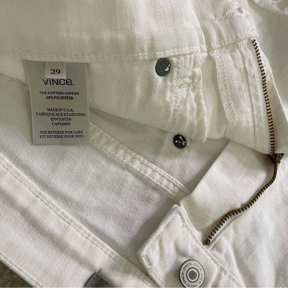 Vince White Jean Shorts - Picture 3 of 4